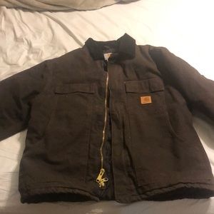 Men's C26 DKB Dark Brown Arctic Sandstone Quilt Lined Coat